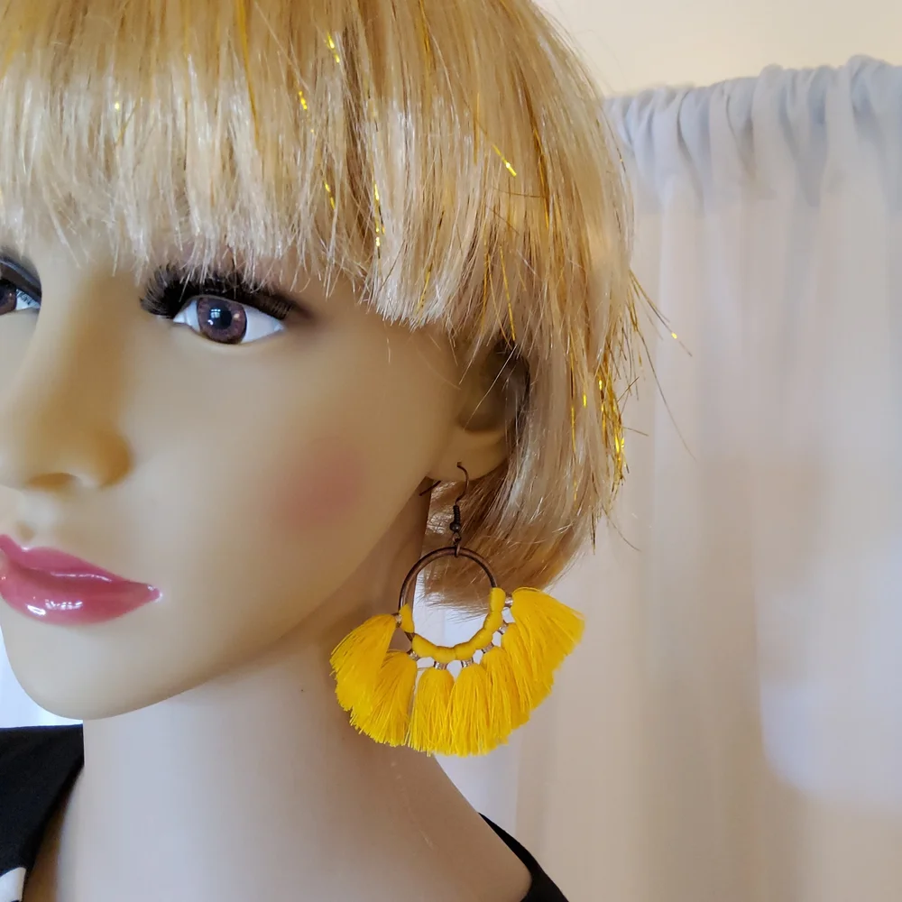 Vintage Style Tassel Earrings